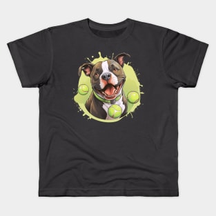 american bully love ball Kids T-Shirt